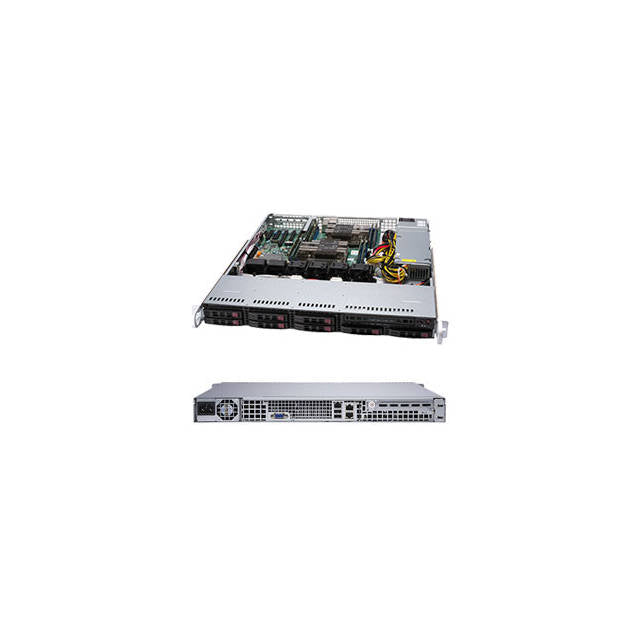 Supermicro SuperServer SYS-1029P-MT Dual LGA3647 600W 1U Rackmount Server Barebone System (Black)