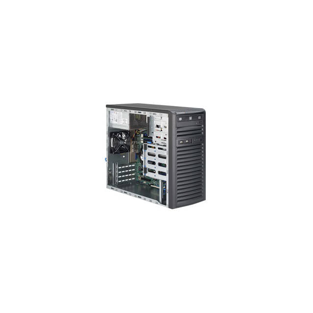 Supermicro SuperServer SYS-5039D-I LGA1151 300W Mid-Tower Workstation Barebone System (Black)