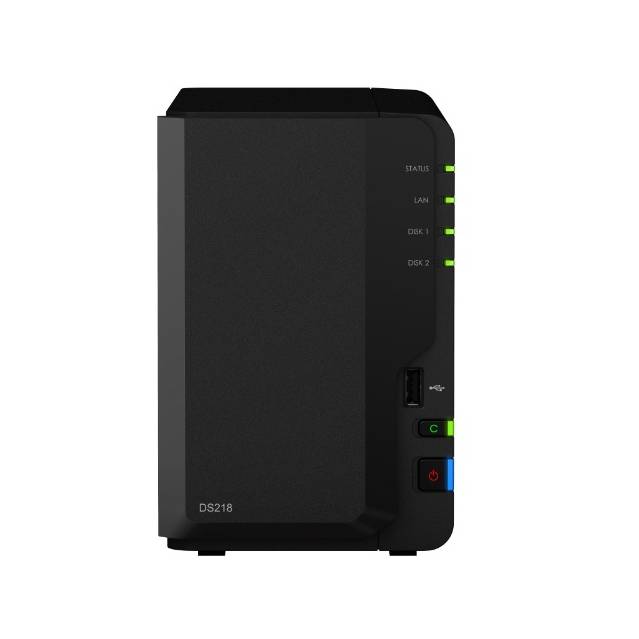 Synology DiskStation DS218 2-Bay Desktop NAS for Home & SOHO