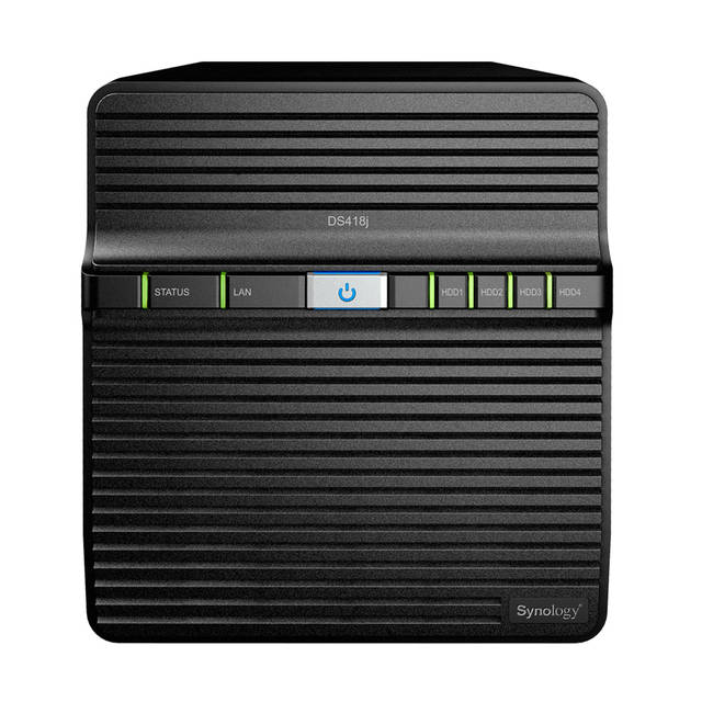 Synology DiskStation DS418J 4-Bay Desktop NAS for Home&SOHO