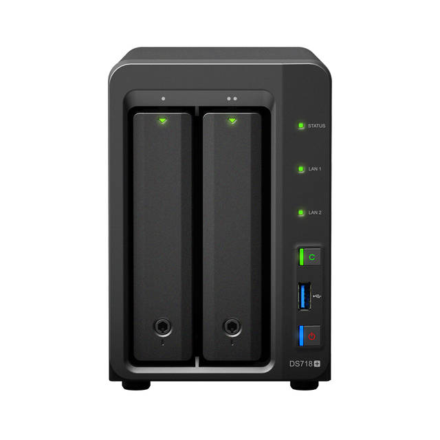 Synology DiskStation DS718+ 2-Bay Desktop NAS for SMB