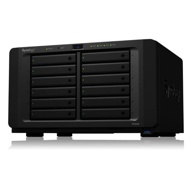 Synology FlashStation FS1018 12-bay NAS for Enterprises