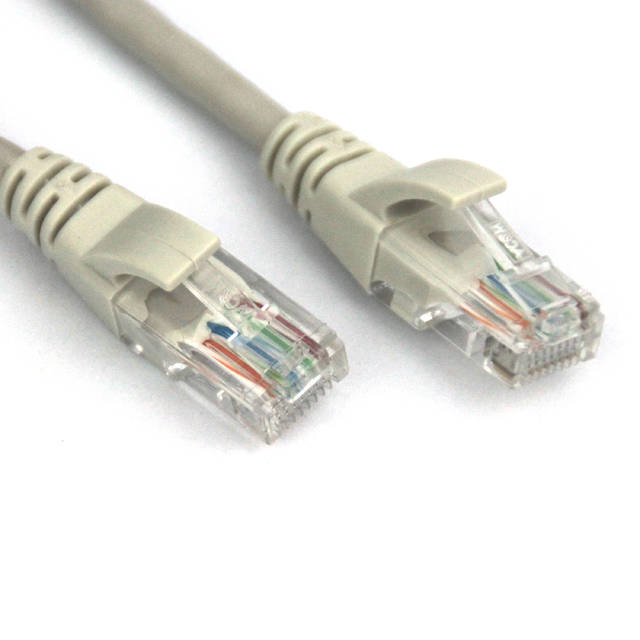 VCOM NP611-3-GRAY 3ft Cat6 UTP Molded Patch Cable (Gray)