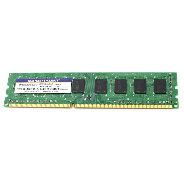 Super Talent DDR3-1333 4GB/256x8 Value Memory