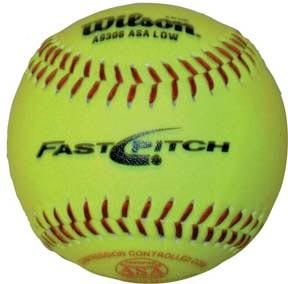 Wilson ASA Synthetic Leather Cork Fast Pitch Softball - 11