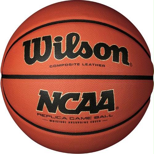 Wilson NCAA Replica Composite Basketball - Intermediate