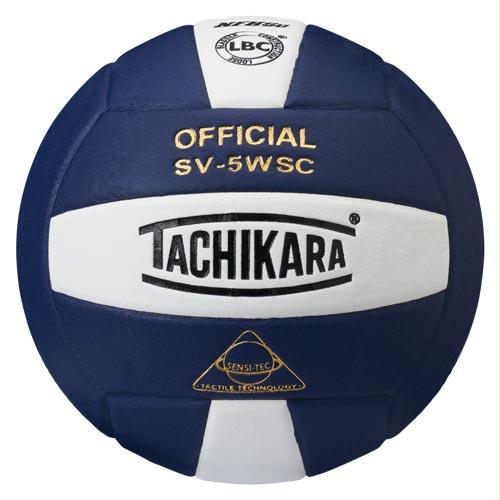 Tachikara SV-5WSC Volleyball - Nvy/Wht