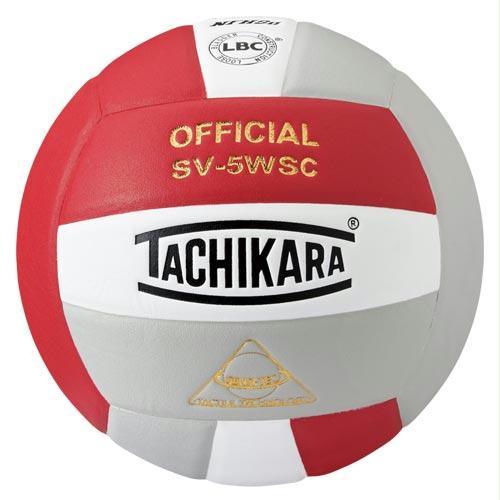 Tachikara SV-5WSC Volleyball - Scr/Wht/Slv