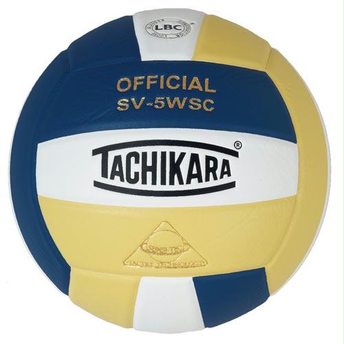 Tachikara SV-5WSC Volleyball - Nvy/Wht/VGld