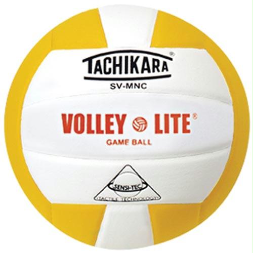 Tachikara SVMNC Volley-Lite® Composite Volleyball - Gld/Wht