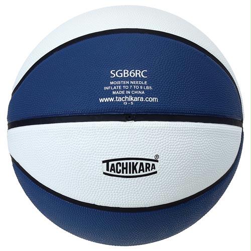 Tachikara Rubber Basketball - Intermediate (Blue/White)