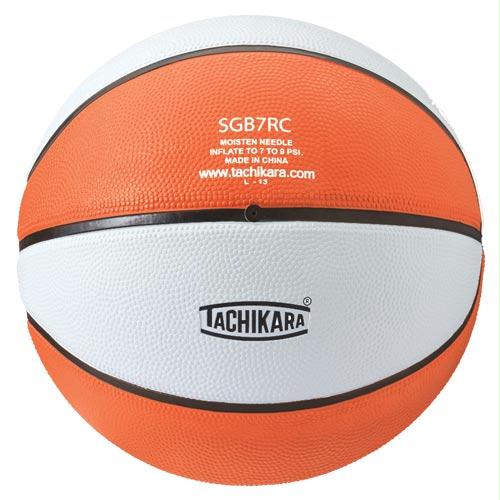 Tachikara Rubber Basketball - Official (Orange/White)