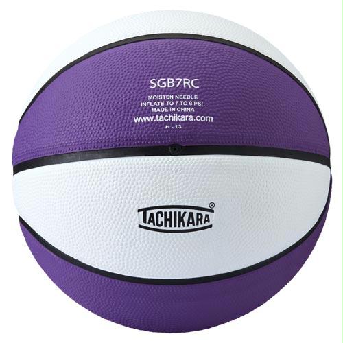 Tachikara Rubber Basketball - Official (Purple/White)