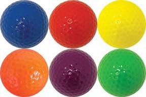 Colored Golf Balls - 2 each color