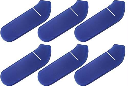 Foam Hockey Stick Blade Cover - Blue (set of 6)