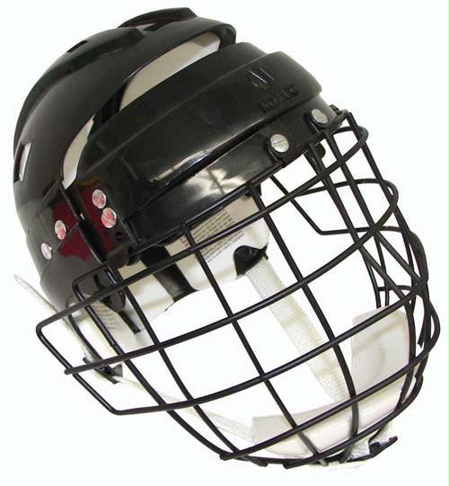 Hockey Helmet w/ Wire Face Cage - Senior