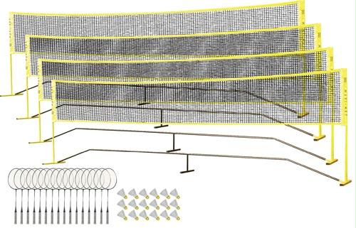 Maxi-Net Badminton Pack - 4 Court Set w/ 26
