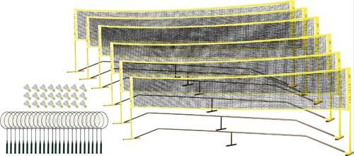 Maxi-Net Badminton Pack - 6 Court Set w/ 24