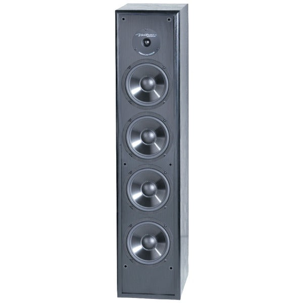 200-Watt 2-Way 6.5-Inch Slim-Design Tower Speaker for Home Theater and Music