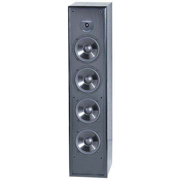 250-Watt 2-Way 8-Inch Slim-Design Tower Speaker for Home Theater and Music