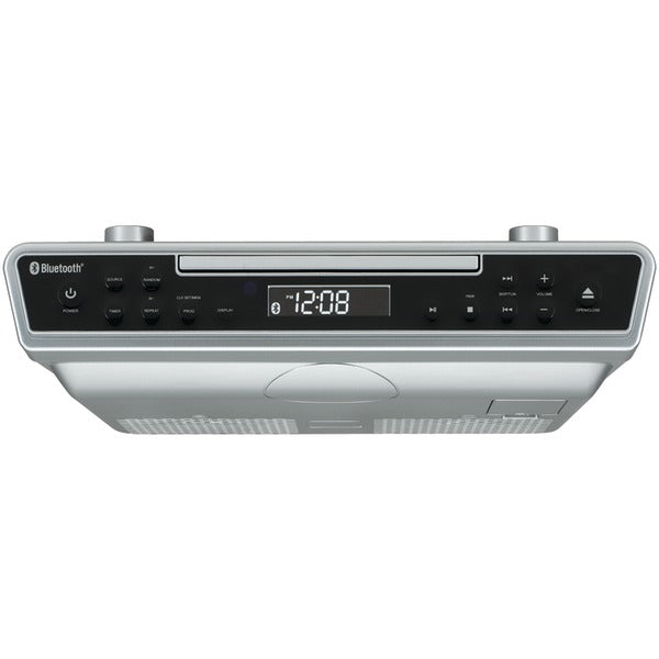 Under-Cabinet Bluetooth(R) CD Clock Radio