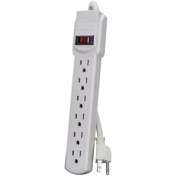 6-Outlet Power Strip, 3ft Cord