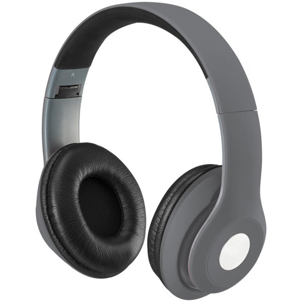 Bluetooth(R) Over-the-Ear Headphones with Microphone (Matte Gray)