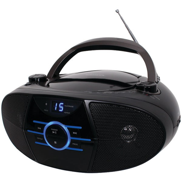 Portable Stereo CD Player with AM/FM Stereo Radio & Bluetooth(R)