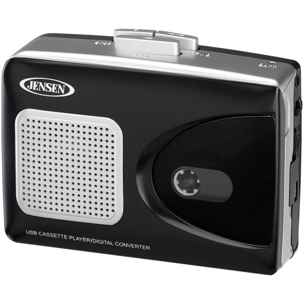 Stereo USB Cassette Player with Built-in Speaker and Encoding to Computer