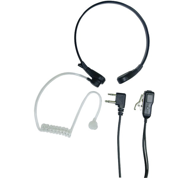 2-Way Radio Accessory (Acoustic Throat Microphone for GMRS Radios with PTT/VOX Compartment)