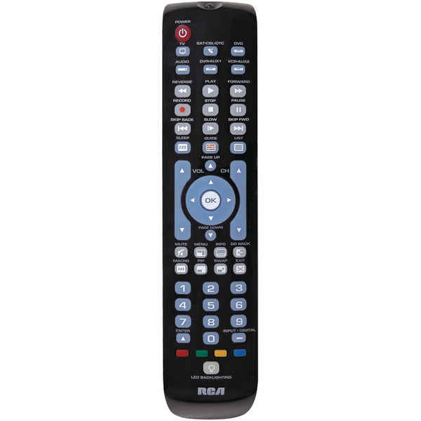 6-Device Green Backlit Universal Remote