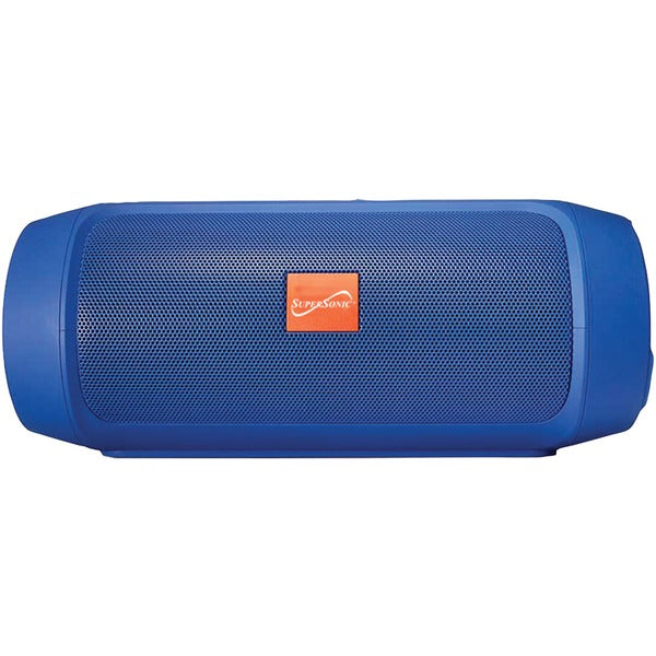 7-Inch Portable Bluetooth(R) Rechargeable Speaker (Blue)