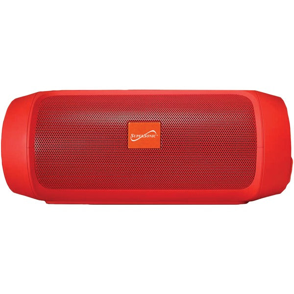 7-Inch Portable Bluetooth(R) Rechargeable Speaker (Red)