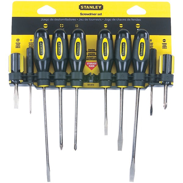 10-Piece Standard Fluted Screwdriver Set