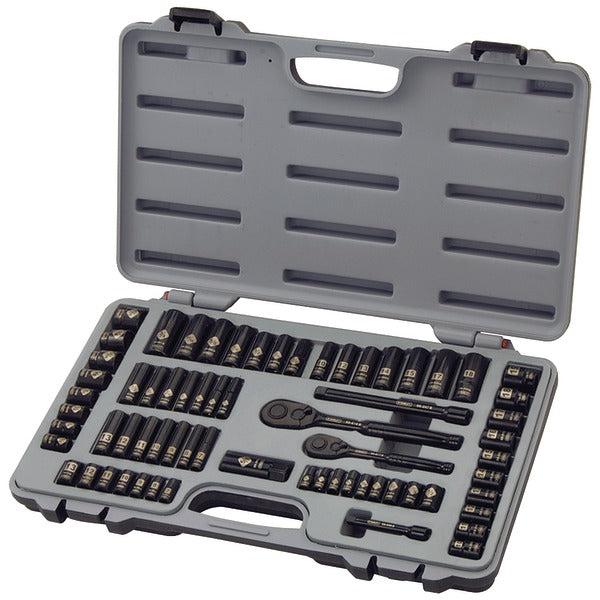 69-Piece Black Chrome Mechanics Tool Set