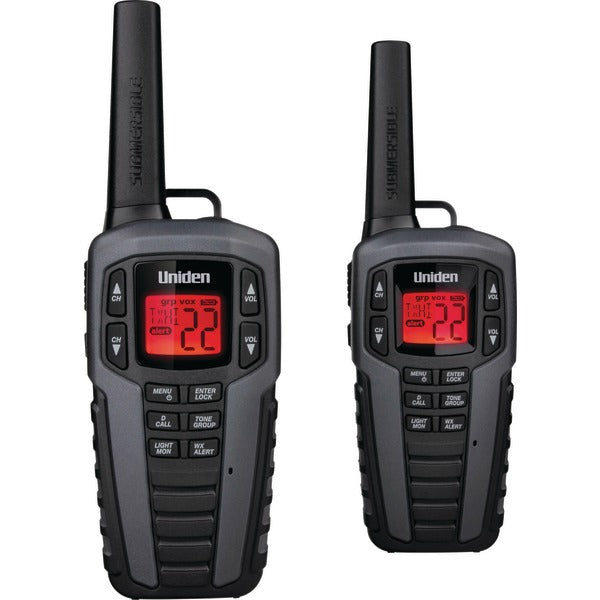 37-Mile 2-Way FRS/GMRS Radios (Gray)