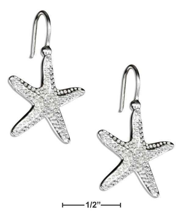 Sterling Silver Starfish Earrings