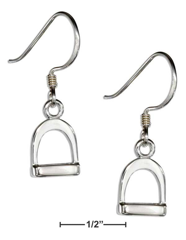 Sterling Silver Stirrup Earrings