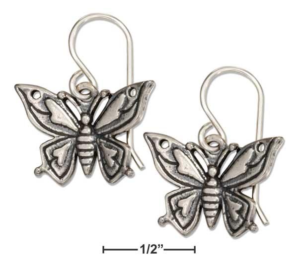 Sterling Silver Butterfly Earrings