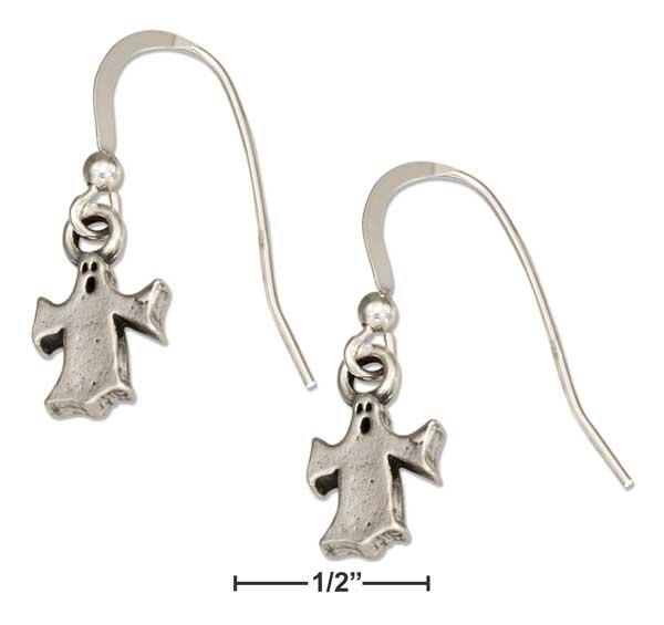 Sterling Silver Halloween Ghost Earrings