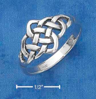 Sterling Silver Open Celtic Knot Ring