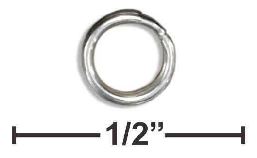 Sterling Silver Split Ring 4.85mm (12 Pieces)