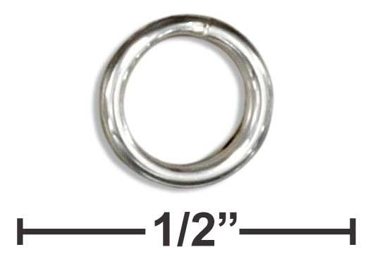 Sterling Silver 6.0 Mm Split Ring (12 Pieces)