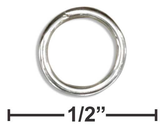 Sterling Silver 7mm Split Ring (12 Pieces)