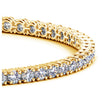 14k Yellow Gold Round Diamond Tennis Bracelet (6 cttw)