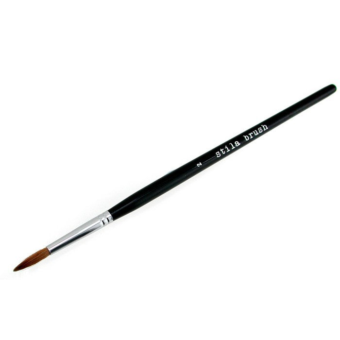 Under Eye Concealer Brush - # 2 (long Handle) - -