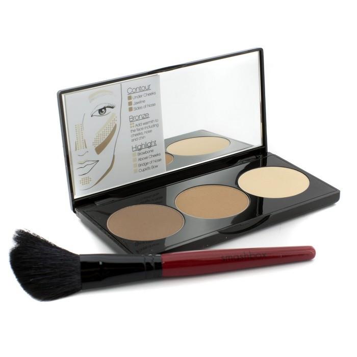 Step By Step Contour Kit (1 X Contour Palette + 1 X Contour Brush) - (light/medium) - 11.47g/0.404oz