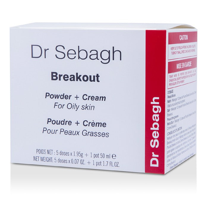 Breakout Set (for Oily Skin): Cream 50ml +  5x Powder 1.95g - 6pcs