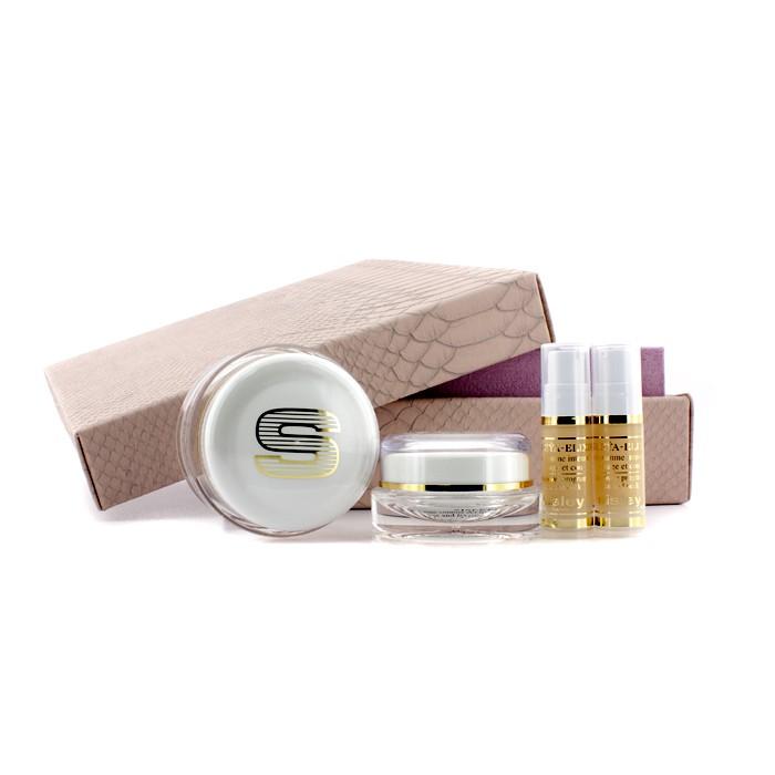 Anti-age Prestige Kit: Sisleya Global Anti-age Cream 50ml+sisleya Eye & Lips Contour Cream 15ml+sisleya Elixir  5ml X 2 - 4pcs