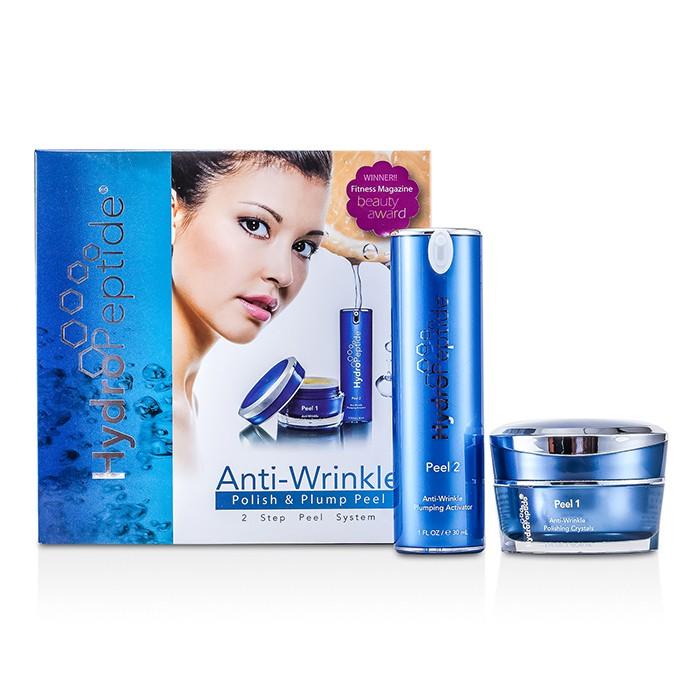 Anti-wrinkle Polish & Plump Peel:anti-wrinkle Polishing Crystals 30ml/1oz + Anti-wrinkle Plumping Ac - 2pcs